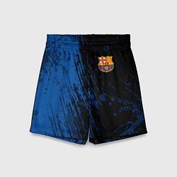 Шорты детские FC Barcelona ФК Барселона, цвет: 3D-принт