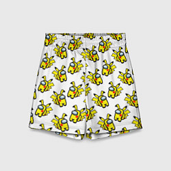 Шорты детские Among us Pikachu, цвет: 3D-принт