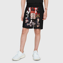 Шорты детские Магическая битва коллаж, цвет: 3D-принт — фото 2