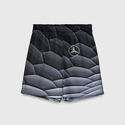 Шорты детские Mercedes Benz pattern, цвет: 3D-принт