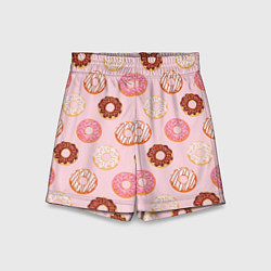 Детские шорты Pink donuts