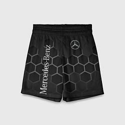 Детские шорты Mercedes-Benz black соты
