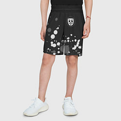 Шорты детские BUBBLE KVASS Краски, цвет: 3D-принт — фото 2