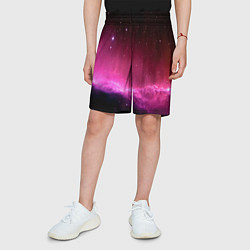 Шорты детские Night Nebula, цвет: 3D-принт — фото 2