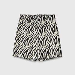 Шорты детские Тигровый полосатый узор-черные, бежевые полосы на, цвет: 3D-принт