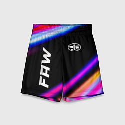 Шорты детские FAW speed lights, цвет: 3D-принт