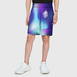 Шорты детские Cyberpunk 2077 northern cold, цвет: 3D-принт — фото 2