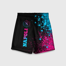 Шорты детские Napoli - neon gradient: по-вертикали, цвет: 3D-принт