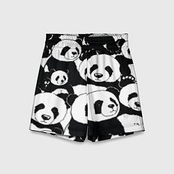 Детские шорты С пандами паттерн