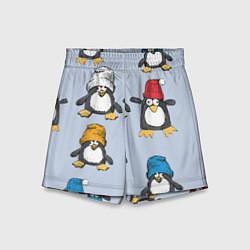 Детские шорты Смешные пингвины