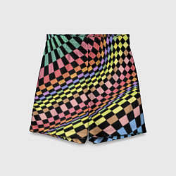 Детские шорты Colorful avant-garde chess pattern - fashion