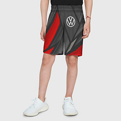 Шорты детские Volkswagen sports racing, цвет: 3D-принт — фото 2