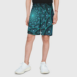 Шорты детские Андромеда, цвет: 3D-принт — фото 2