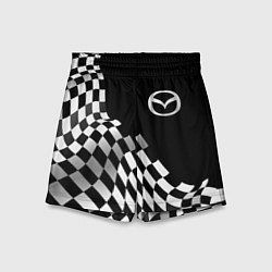 Детские шорты Mazda racing flag