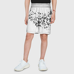 Шорты детские Цифровой дым, цвет: 3D-принт — фото 2