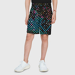 Шорты детские Яркие брызги, цвет: 3D-принт — фото 2