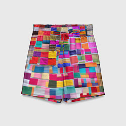 Детские шорты Разноцветные лоскутки