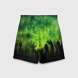 Шорты детские Зомби вечеринка, цвет: 3D-принт