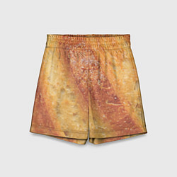 Шорты детские Корочка батона, цвет: 3D-принт