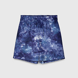 Шорты детские Абстракция - sea blue, цвет: 3D-принт