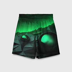 Детские шорты Асимметрия растительного узора