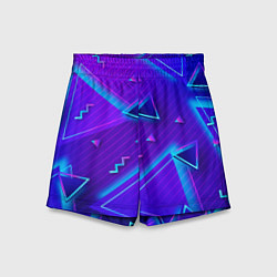 Детские шорты Neon Pattern colored