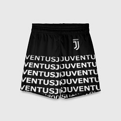 Шорты детские Juventus pattern fc club steel, цвет: 3D-принт