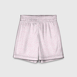Детские шорты Светло-розовый паттерн маленькие пятна