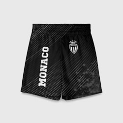 Шорты детские Monaco sport на темном фоне вертикально, цвет: 3D-принт