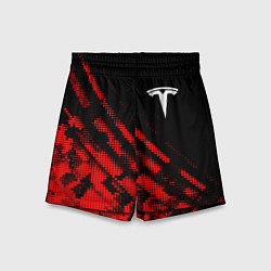 Шорты детские Tesla sport grunge, цвет: 3D-принт