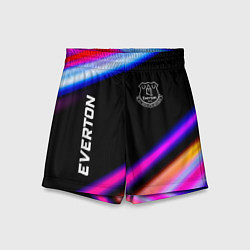 Шорты детские Everton speed game lights, цвет: 3D-принт