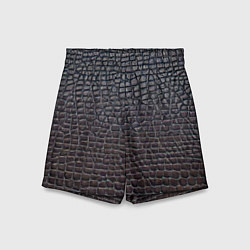 Шорты детские Крашеная кожа - текстура, цвет: 3D-принт