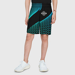 Шорты детские Haval electro hexagon, цвет: 3D-принт — фото 2