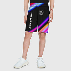 Шорты детские Bayer 04 speed game lights, цвет: 3D-принт — фото 2