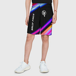 Шорты детские Sally Face speed game lights, цвет: 3D-принт — фото 2