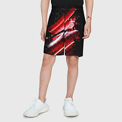 Шорты детские Doom logo game, цвет: 3D-принт — фото 2