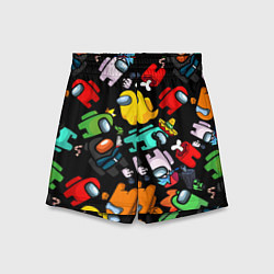 Шорты детские Персонажи игры Амонгас, цвет: 3D-принт