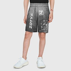 Шорты детские Zotye - grey gradient вертикально, цвет: 3D-принт — фото 2