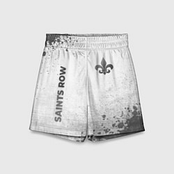 Шорты детские Saints Row - white gradient вертикально, цвет: 3D-принт