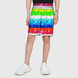Шорты детские Fortnite color line, цвет: 3D-принт — фото 2