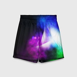 Шорты детские Космос геометрия, цвет: 3D-принт