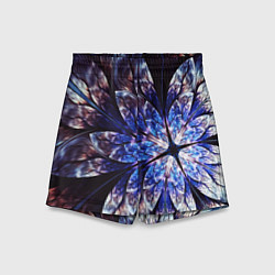 Шорты детские Фрактальный узора стекло, цвет: 3D-принт