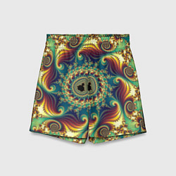 Шорты детские Оптический узор текстура, цвет: 3D-принт