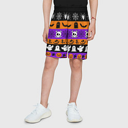 Шорты детские Монстры на хэллоуин, цвет: 3D-принт — фото 2