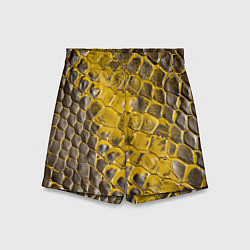 Шорты детские Красивая кожа змеи, цвет: 3D-принт