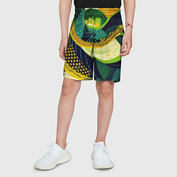 Шорты детские Змеиный паттерн, цвет: 3D-принт — фото 2