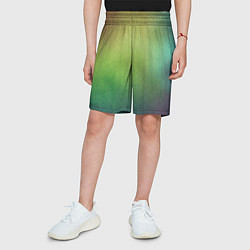 Шорты детские Цветной металл с градиентом, цвет: 3D-принт — фото 2