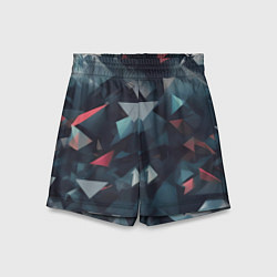 Шорты детские Абстрактный взрыв и осколки, цвет: 3D-принт