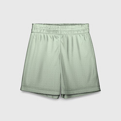 Шорты детские Бледный зелёный градиент текстура, цвет: 3D-принт