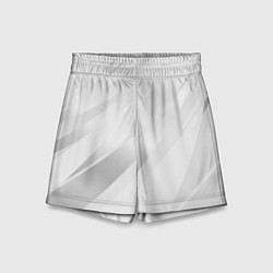Шорты детские Светлый серый полосы с градиентом, цвет: 3D-принт